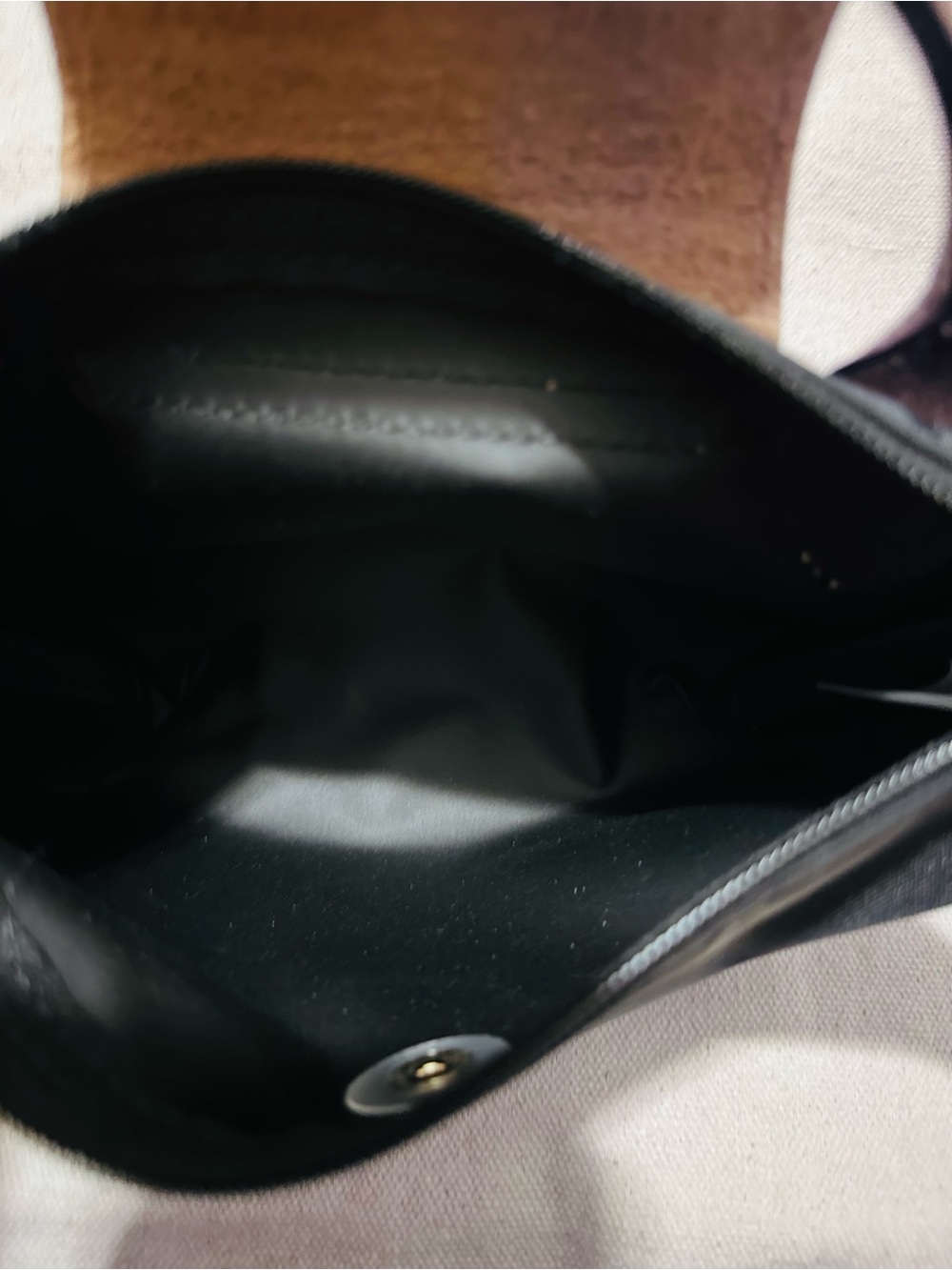Longchamp | Bag | Long champ Le Pilage Cosmetic Case with Flap | Black - Picture 4 of 7